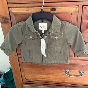 NWT Urban Republic Baby Girl’s Army Green Jacket Size 12 Months